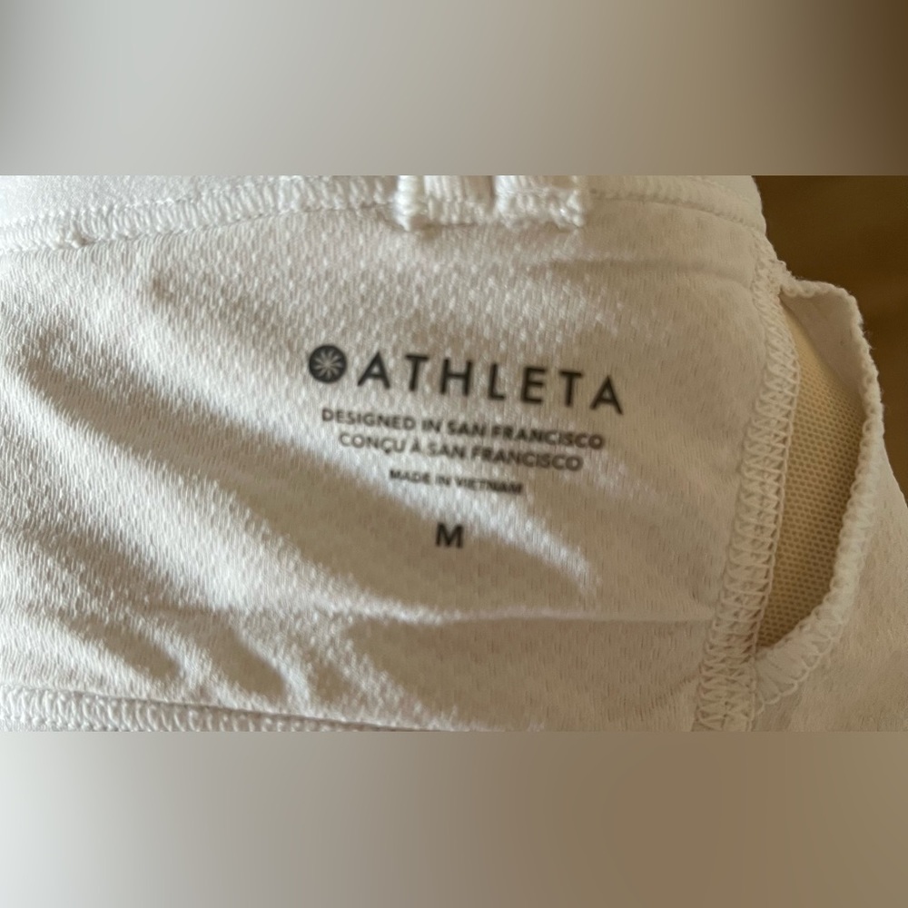 Athleta Vital Bra M White - Picture 4 of 4